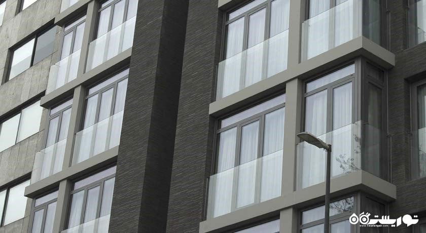 نمایی از ساختمان هتل